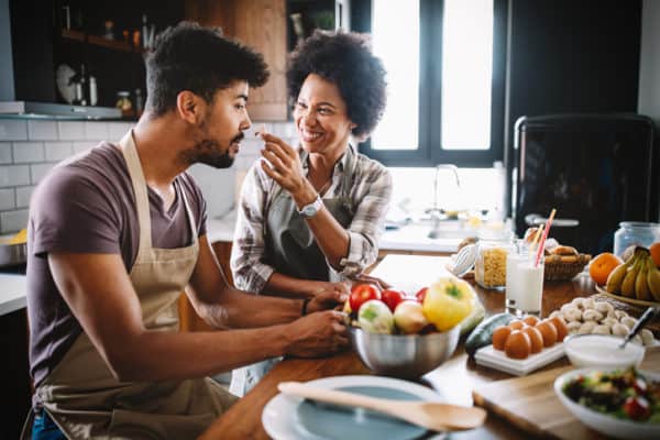 cook and eat at home