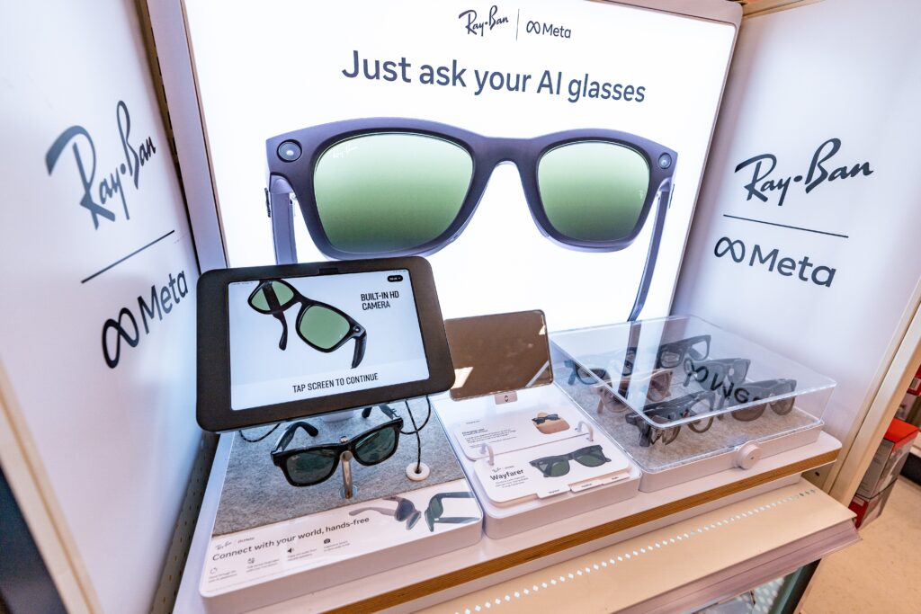 AI glasses are becoming more prominent in the eyewear market.